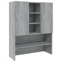 Armario de lavadora gris sonoma 70,5x25,5x90 cm
