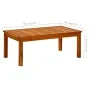 Garten-Couchtisch aus massivem Akazienholz, 90 x 50 x 36 cm von vidaXL, Gartentische - Ref: Foro24-316400, Preis: 90,86 €, Ra...