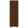 Armario madera contrachapada color roble marrón 80x40x110 cm