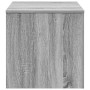 Mesitas auxiliares 3 piezas madera contrachapada gris Sonoma