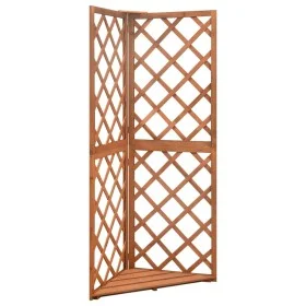Corner trellis solid fir wood 50x50x145 cm by vidaXL, Pergolas, arches and garden trellises - Ref: Foro24-316407, Price: 70,9...