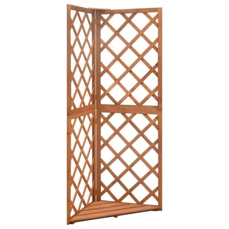 Corner trellis solid fir wood 50x50x145 cm by vidaXL, Pergolas, arches and garden trellises - Ref: Foro24-316407, Price: 69,5...
