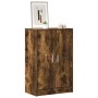 Mueble zapatero madera contrachapada roble ahumado 60x35x92 cm