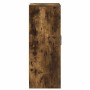Mueble zapatero madera contrachapada roble ahumado 60x35x92 cm