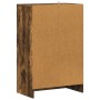 Mueble zapatero madera contrachapada roble ahumado 60x35x92 cm