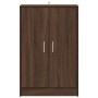 Mueble zapatero madera contrachapada roble marrón 60x35x92 cm