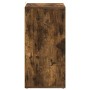 Zapatero de madera contrachapada gris Sonoma 60x35x70 cm