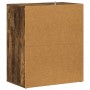 Zapatero de madera contrachapada gris Sonoma 60x35x70 cm