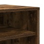 Zapatero de madera contrachapada gris Sonoma 60x35x70 cm