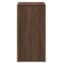 Mueble zapatero madera contrachapada roble marrón 60x35x70 cm