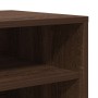 Mueble zapatero madera contrachapada roble marrón 60x35x70 cm