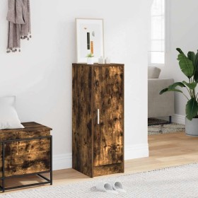 Mueble zapatero madera contrachapada roble ahumado 32x35x92 cm Mueble zapatero madera contrachapada roble ahumado 32x35x92 cm