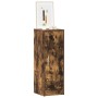 Mueble zapatero madera contrachapada roble ahumado 32x35x92 cm