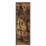 Mueble zapatero madera contrachapada roble ahumado 32x35x92 cm