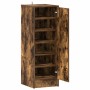 Mueble zapatero madera contrachapada roble ahumado 32x35x92 cm