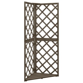 Corner trellis solid gray fir wood 50x50x145 cm by vidaXL, Pergolas, arches and garden trellises - Ref: Foro24-316408, Price:...