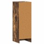 Mueble zapatero madera contrachapada roble ahumado 32x35x92 cm