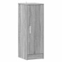 Zapatero de madera contrachapada gris Sonoma 32x35x92 cm