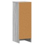 Zapatero de madera contrachapada gris Sonoma 32x35x92 cm
