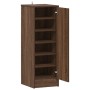Mueble zapatero madera contrachapada roble marrón 32x35x92 cm