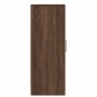 Mueble zapatero madera contrachapada roble marrón 32x35x92 cm
