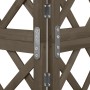 Eckgitter aus massivem grauem Tannenholz 50x50x145 cm von vidaXL, Pergolen, Bögen und Gartenspaliere - Ref: Foro24-316408, Pr...