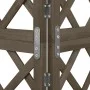 Eckgitter aus massivem grauem Tannenholz 50x50x145 cm von vidaXL, Pergolen, Bögen und Gartenspaliere - Ref: Foro24-316408, Pr...
