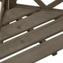 Eckgitter aus massivem grauem Tannenholz 50x50x145 cm von vidaXL, Pergolen, Bögen und Gartenspaliere - Ref: Foro24-316408, Pr...