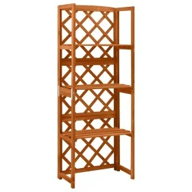 Gitterregal aus massiver Fichtenholz mit Regalböden 55x30x140 cm. von vidaXL, Pergolen, Bögen und Gartenspaliere - Ref: Foro2...