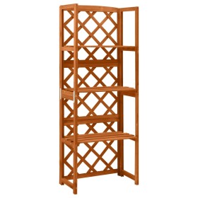 Gitterregal aus massiver Fichtenholz mit Regalböden 55x30x140 cm. von vidaXL, Pergolen, Bögen und Gartenspaliere - Ref: Foro2...