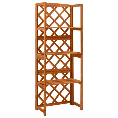 Gitterregal aus massiver Fichtenholz mit Regalböden 55x30x140 cm. von vidaXL, Pergolen, Bögen und Gartenspaliere - Ref: Foro2...