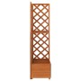 Fir wood corner trellis planter 40x40x150 cm by vidaXL, Pots and planters - Ref: Foro24-316411, Price: 68,50 €, Discount: %