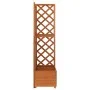 Fir wood corner trellis planter 40x40x150 cm by vidaXL, Pots and planters - Ref: Foro24-316411, Price: 71,62 €, Discount: %