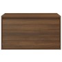 Banco pasillo madera contrachapada roble marrón 80x40x45 cm