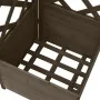 Corner lattice planter made of gray fir wood 40x40x150 cm by vidaXL, Pots and planters - Ref: Foro24-316412, Price: 62,05 €, ...