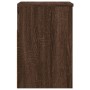 Banco zapatero madera contrachapada roble marrón 60x30x45 cm