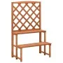 Soporte de plantas y enrejado madera de abeto 70x42x115 cm de vidaXL, Soportes para macetas - Ref: Foro24-316413, Precio: 69,...