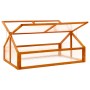 Gewächshaus aus braunem Fichtenholz, 114 x 80 x 50 cm von vidaXL, Gewächshäuser - Ref: Foro24-316415, Preis: 111,84 €, Rabatt: %