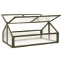 Gewächshaus aus grauem Tannenholz, 114 x 80 x 50 cm von vidaXL, Gewächshäuser - Ref: Foro24-316416, Preis: 141,22 €, Rabatt: %