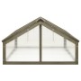 Gewächshaus aus grauem Tannenholz, 114 x 80 x 50 cm von vidaXL, Gewächshäuser - Ref: Foro24-316416, Preis: 125,67 €, Rabatt: %