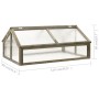 Gewächshaus aus grauem Tannenholz, 114 x 80 x 50 cm von vidaXL, Gewächshäuser - Ref: Foro24-316416, Preis: 125,67 €, Rabatt: %