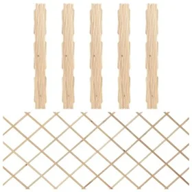 Trellis fences 5 pcs solid fir wood 180x80 cm by vidaXL, fence panels - Ref: Foro24-316422, Price: 36,66 €, Discount: %
