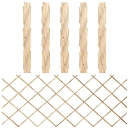 Trellis fences 5 pcs solid fir wood 180x80 cm by vidaXL, fence panels - Ref: Foro24-316422, Price: 39,16 €, Discount: %