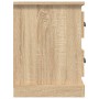Mueble de TV madera contrachapada roble Sonoma 102x35,5x47,5 cm en Muebles TV | Comprar online en Foro24