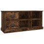 Mueble de TV madera contrachapada roble ahumado 102x35,5x47,5cm en Muebles TV | Comprar online en Foro24