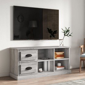 Mueble de TV madera contrachapada gris Sonoma 102x35,5x47,5 cm Mueble de TV madera contrachapada gris Sonoma 102x35,5x47,5 cm