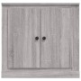 Aparador de madera contrachapada gris Sonoma 70x35,5x67,5 cm