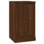 Aparador madera contrachapada marrón roble 37,5x35,5x67,5 cm