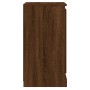 Aparador madera contrachapada marrón roble 37,5x35,5x67,5 cm
