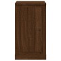 Aparadores 2 uds madera color marrón roble 37,5x35,5x67,5 cm